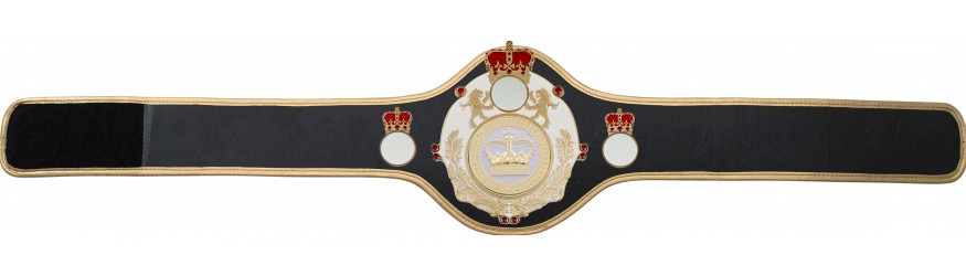QUEENSBURY CHAMPIONSHIP BELT QUEEN/W/G/WHTGEM - AVAILABLE IN 8+ COLOURS